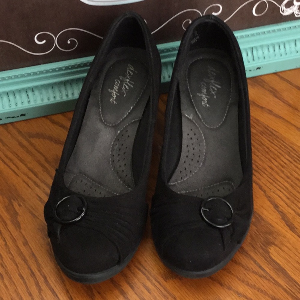 Suede Wedges